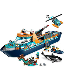 Lade das Bild in den Galerie-Viewer, City Arktis-Forschungsschiff Klemm-Baustein Set (815 Bausteine)