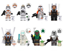 Lade das Bild in den Galerie-Viewer, Star Wars series Bo Buffett Mandalorian u. a. Mni Figuren 8 Stk. im Set
