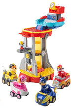 Lade das Bild in den Galerie-Viewer, Paw Patrol Baustein Set Zentrale mit Rutsche zum selbst bauen