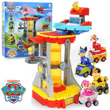 Lade das Bild in den Galerie-Viewer, Paw Patrol Baustein Set Zentrale mit Rutsche zum selbst bauen