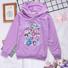 Lade das Bild in den Galerie-Viewer, Niedlicher Hunterx Kpop Demon Hunter Kapuzenhoodie Pullover für Kinder