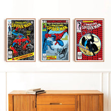 Lade das Bild in den Galerie-Viewer, Vintage Spider-Man Comic Cover Poster 100th 200th 300th Edition in vielen Größen