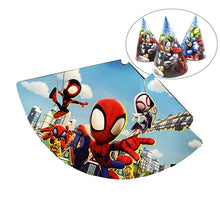 Lade das Bild in den Galerie-Viewer, Buntes Spiderman und Freunde Geburtstags Deko Kindergeburtstag, Feier