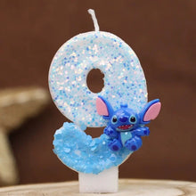 Lade das Bild in den Galerie-Viewer, Lilo und Stitch Geburtstagskerze mit Alter