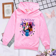 Lade das Bild in den Galerie-Viewer, Niedlicher Hunterx Kpop Demon Hunter Kapuzenhoodie Pullover für Kinder
