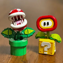 Lade das Bild in den Galerie-Viewer, Super Mario Piranha Pflanze oder Feuerblume Klemm-Baustein Spielzeug Set
