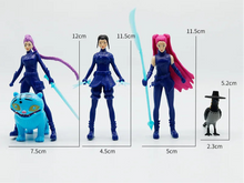 Lade das Bild in den Galerie-Viewer, 5er Set Kpop Demon Hunters Figuren
