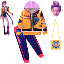 Lade das Bild in den Galerie-Viewer, Anime Kpop Demon Hunters Rumi Cosplay Kostüm für Kinder