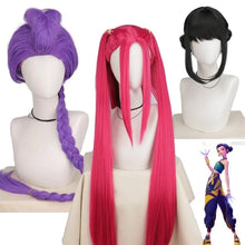 Lade das Bild in den Galerie-Viewer, Demon Hunters Perücke für das perfekte Cosplay Kostüm, Mira, Zuri oder Rumi Perrücke