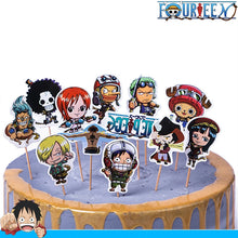 Lade das Bild in den Galerie-Viewer, One Piece Luffy Geburtstags Deko Teller, Becher, Ballons uvm.