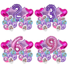 Lade das Bild in den Galerie-Viewer, 21 Stk. Kpop Demon Hunters Geburtstags Ballons mit Jahreszahl für Feier, Party etc.