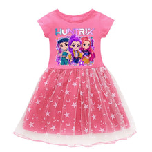 Lade das Bild in den Galerie-Viewer, Liebliches KPop Demon Hunters Kinderkleid