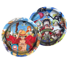 Lade das Bild in den Galerie-Viewer, One Piece Luffy Geburtstags Deko Teller, Becher, Ballons uvm.