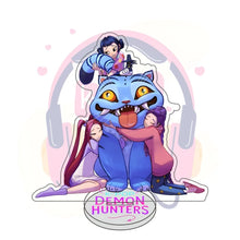 Lade das Bild in den Galerie-Viewer, Stylishe Kpop Demon Hunters Huntrix Acyl Deko Figuren