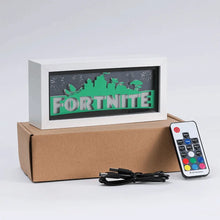 Lade das Bild in den Galerie-Viewer, Stylishe Fortnite Deko Lampe für Tisch, Regal, Gamer