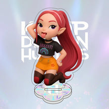 Lade das Bild in den Galerie-Viewer, Huntrix Kpop Demon Hunters Acryl Figuren, Saja, Rumi, Zoey, Derpy,  Jinu, Mira