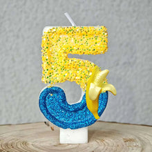 Lade das Bild in den Galerie-Viewer, Minions Geburtstag Kerzen mit Jahreszahl