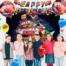 Lade das Bild in den Galerie-Viewer, Cars Kindergeburtstags Deko Set mit 116 Teilen Lightning Mcqueen