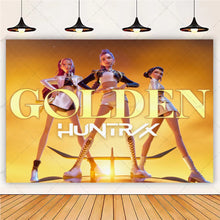 Lade das Bild in den Galerie-Viewer, HUNTR/X KPop Demon Hunters Feier Party Große Poster für Geburtstag etc.