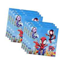 Lade das Bild in den Galerie-Viewer, Buntes Spiderman und Freunde Geburtstags Deko Kindergeburtstag, Feier