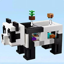 Lade das Bild in den Galerie-Viewer, Minecraft Das Pandahaus Set Klemm-Baustein Spielzeug (kompatibel mit 21245)