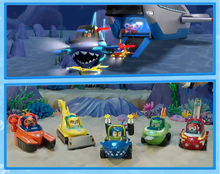 Lade das Bild in den Galerie-Viewer, Paw Patrol Aqua Welpen Spielzeug Boote Autos