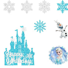 Lade das Bild in den Galerie-Viewer, Frozen Eiskönigin Kuchen Torten Topper Deko (8 Teile)