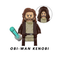 Lade das Bild in den Galerie-Viewer, Obi Wan Kenobi und Anakin Skywalker 2 Stk. Mini Star Wars Figuren im Set