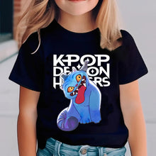 Lade das Bild in den Galerie-Viewer, Cooles Kinder T-Shirt mit Kpop Demon Hunter Motiven