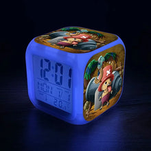 Lade das Bild in den Galerie-Viewer, One Piece Luffy LED Wecker – Starte dein Abenteuer pünktlich