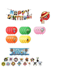 Lade das Bild in den Galerie-Viewer, One Piece Party Geburtstags Deko im Set