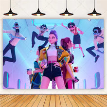 Lade das Bild in den Galerie-Viewer, HUNTR/X KPop Demon Hunters Feier Party Große Poster für Geburtstag etc.