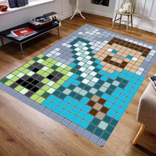 Lade das Bild in den Galerie-Viewer, Minecraft Teppich im Pixel Look - viele Motive