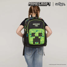 Lade das Bild in den Galerie-Viewer, Großer und stabiler Minecraft Rucksack für Schule oder Freizeit