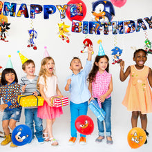 Lade das Bild in den Galerie-Viewer, Sonic der Igel Geburtstags-Deko-Set mit 21 Teilen inkl. Happy Birthday Banner
