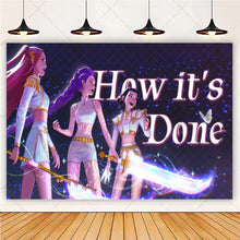 Lade das Bild in den Galerie-Viewer, HUNTR/X KPop Demon Hunters Feier Party Große Poster für Geburtstag etc.