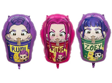 Lade das Bild in den Galerie-Viewer, 8 Stk. Luftballons in Kpop Demon Hunters Huntrx Motiven mit Zoey, Rumi, Mira, für Feier und Geburtstag