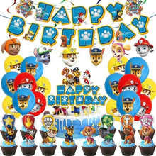 Lade das Bild in den Galerie-Viewer, Paw Patrol Geburtstags Deko Kuchen Topper, Luftballons, Geschenkboxen etc.