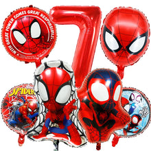 Lade das Bild in den Galerie-Viewer, Buntes Spiderman und Freunde Geburtstags Deko Kindergeburtstag, Feier