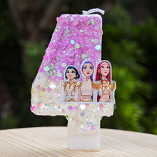 Lade das Bild in den Galerie-Viewer, Kpop Demon Hunters Geburtstagskerze mit Jahreszahl, mit Rumi, Zoey, Mira Motiv