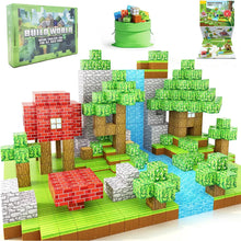 Lade das Bild in den Galerie-Viewer, 100 Stk. Magnet Blöcke Minecraft Spielzeug