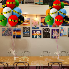Lade das Bild in den Galerie-Viewer, 12 Stk. Ninjago Luftballons für Geburtstag, Feier etc.