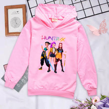 Lade das Bild in den Galerie-Viewer, Niedlicher Hunterx Kpop Demon Hunter Kapuzenhoodie Pullover für Kinder