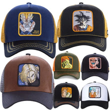 Lade das Bild in den Galerie-Viewer, Coole Dragon Ball Baseball Caps Mützen mit Netz in vielen Motiven