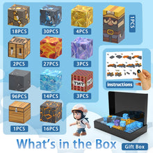 Lade das Bild in den Galerie-Viewer, Minecraft Magnetische Bausteine (216 Stk.) Spielzeug