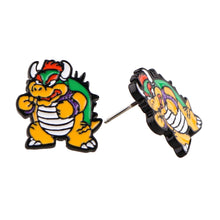 Lade das Bild in den Galerie-Viewer, Super Marion Ohrstecker im Bowser Aussehen