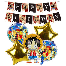 Lade das Bild in den Galerie-Viewer, One Piece Happy Birthday Geburtstags Ballons Deko Sets