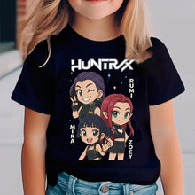 Lade das Bild in den Galerie-Viewer, Cooles Kinder T-Shirt mit Kpop Demon Hunter Motiven