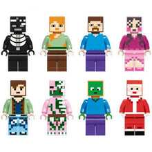 Lade das Bild in den Galerie-Viewer, Minecraft Figuren im Set, Warden, Creeper, Kamel, Steve, Biene uvm.