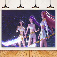 Lade das Bild in den Galerie-Viewer, HUNTR/X KPop Demon Hunters Feier Party Große Poster für Geburtstag etc.